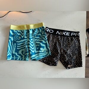 Nike pro shorts girls/youth size large